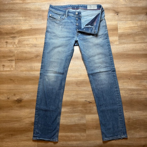Diesel Other - Diesel‎ Waykee Jeans Mens 32x32 Blue Regular Straight Leg Stretch Denim 084NL
